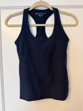 Like New! Beyond Yoga Navy Racerback Tank Top - Small